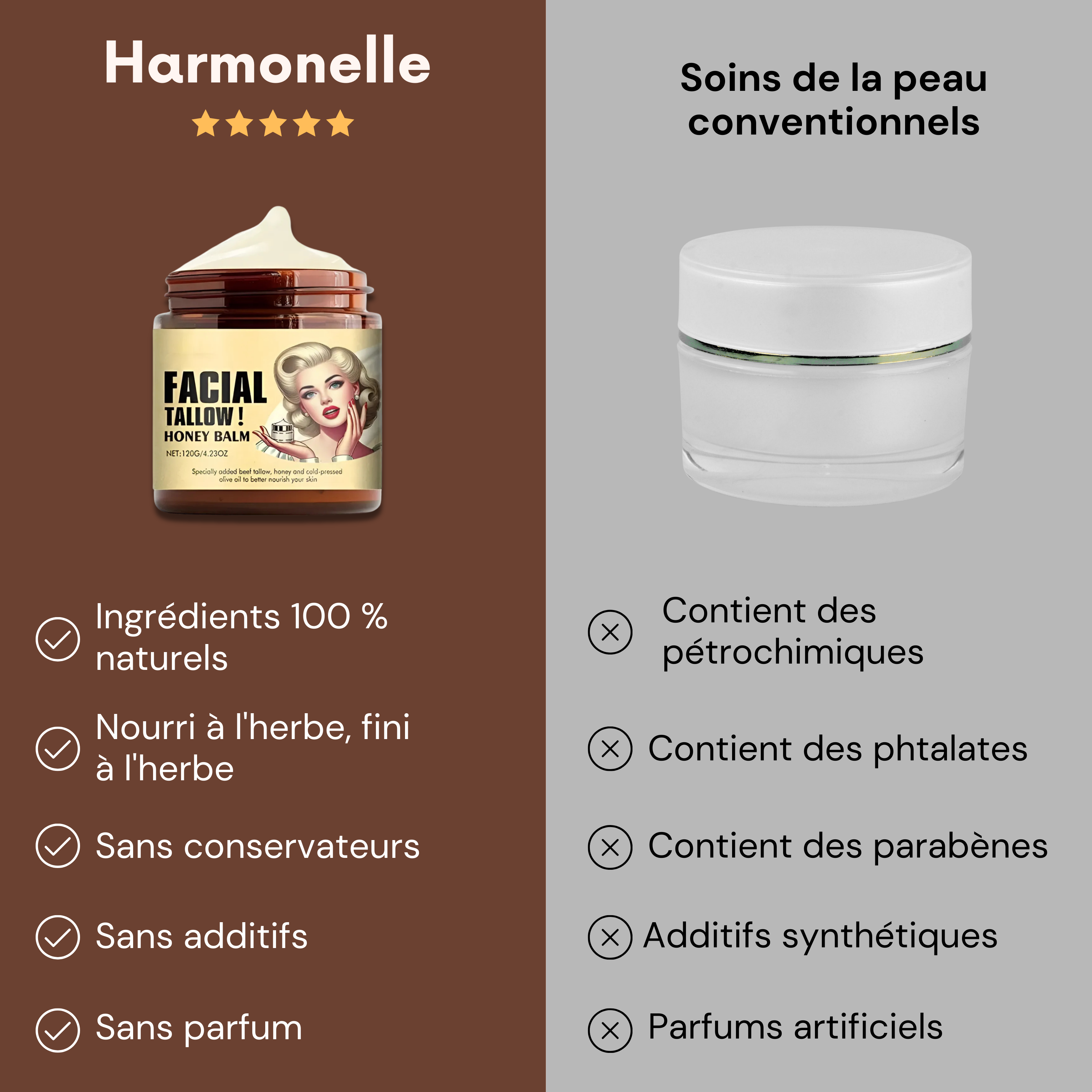 Crème suif & miel Harmonelle